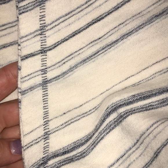 {anthropologie} striped sweatshirt cardigan - Picture 6 of 6